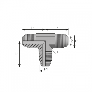 Адаптер - тройник 3 x AG-JIC. (TMJ)